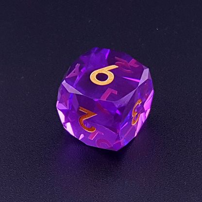 Arcane Prism | Diamond Cut Sharp Edge Resin | 7 Piece Dice Set