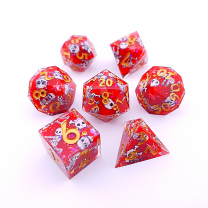 Dance Macabre | Art Core Dice | 7 Piece Set