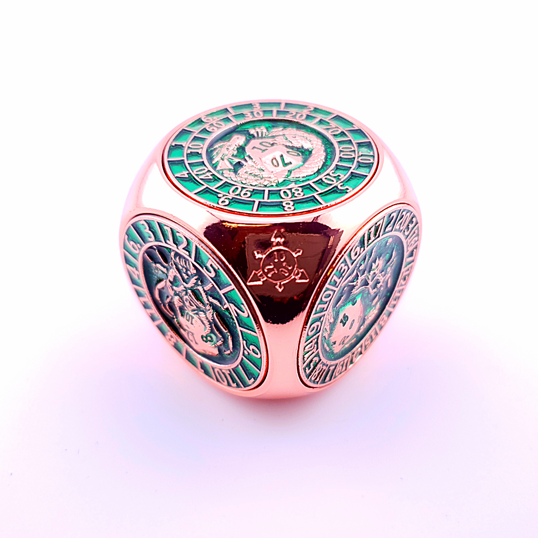 Talisman of Omens | Dice Spinner | Copper Green