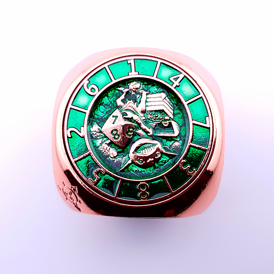 Talisman of Omens | Dice Spinner | Copper Green