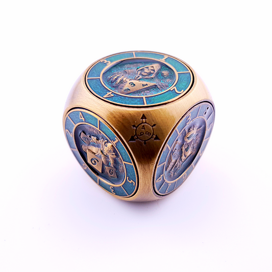 Talisman of Omens | Dice Spinner | Bronze Green