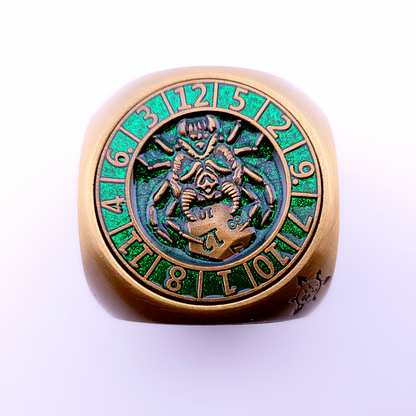 Talisman of Omens | Dice Spinner | Bronze Green