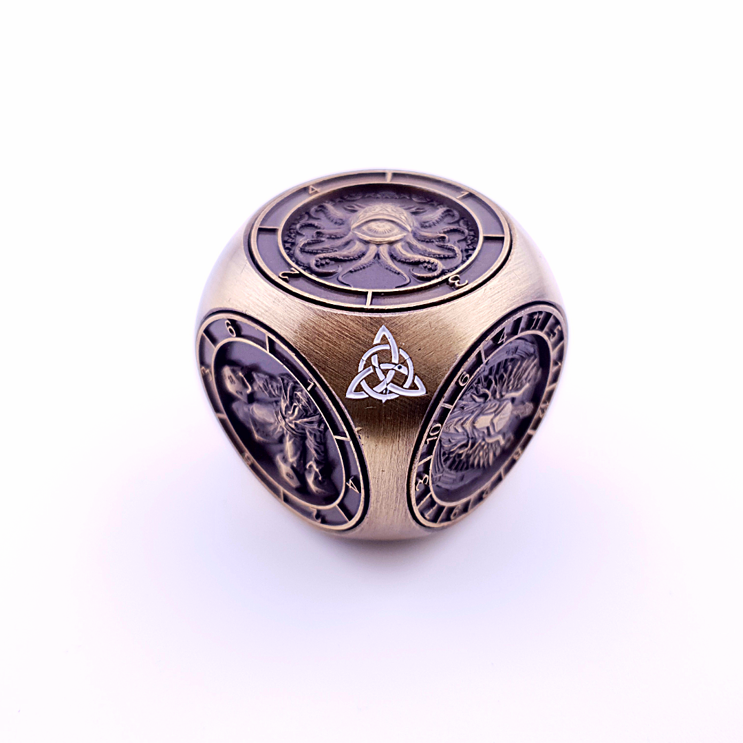 Talisman of Omens | Dice Spinner | Ancient Gold (Pocket Edition)