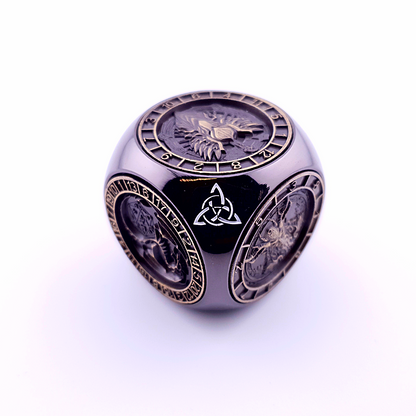Talisman of Omens | Dice Spinner | Black (Pocket Edition)