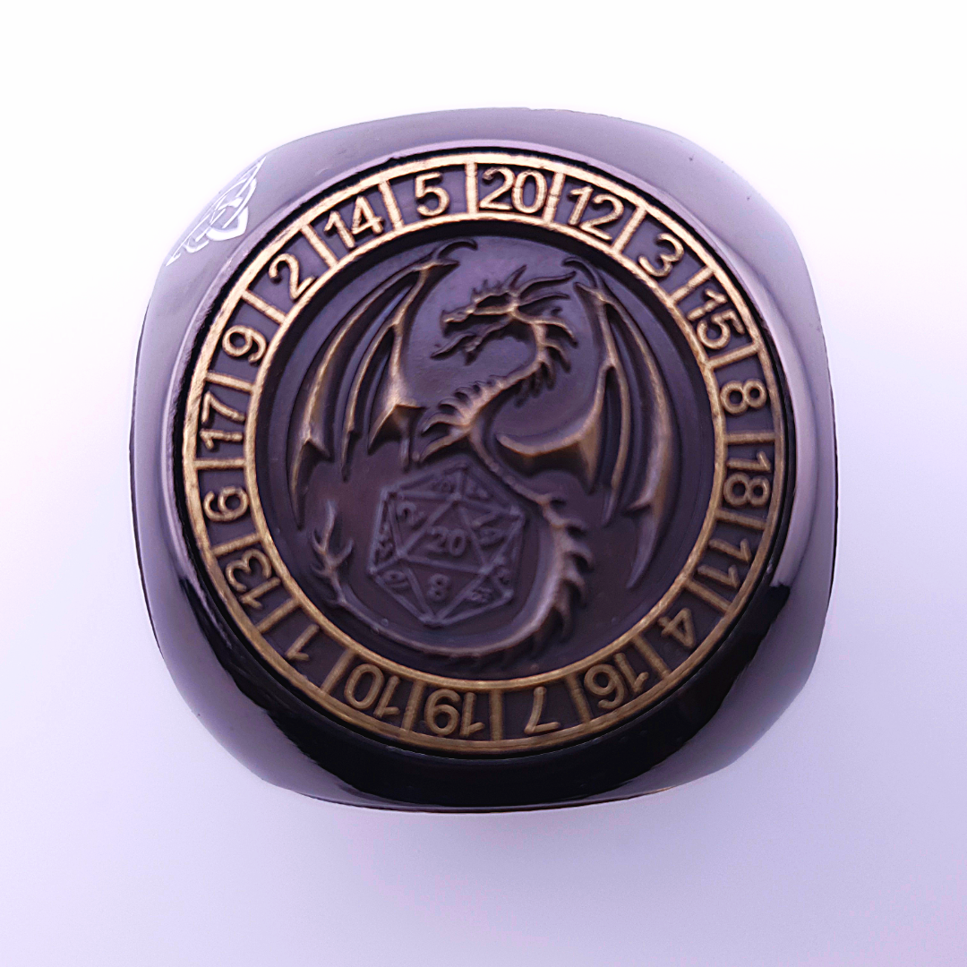 Talisman of Omens | Dice Spinner | Black (Pocket Edition)