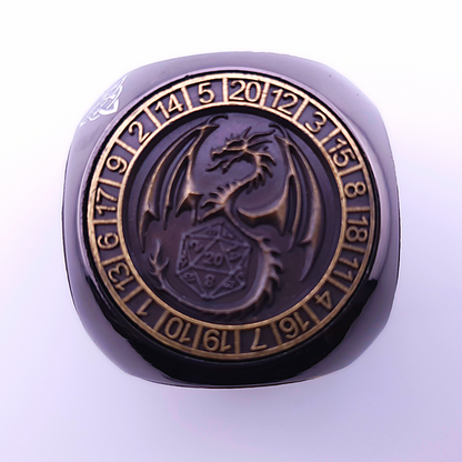 Talisman of Omens | Dice Spinner | Black (Pocket Edition)