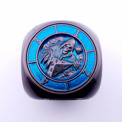 Talisman of Omens | Dice Spinner | Black Blue