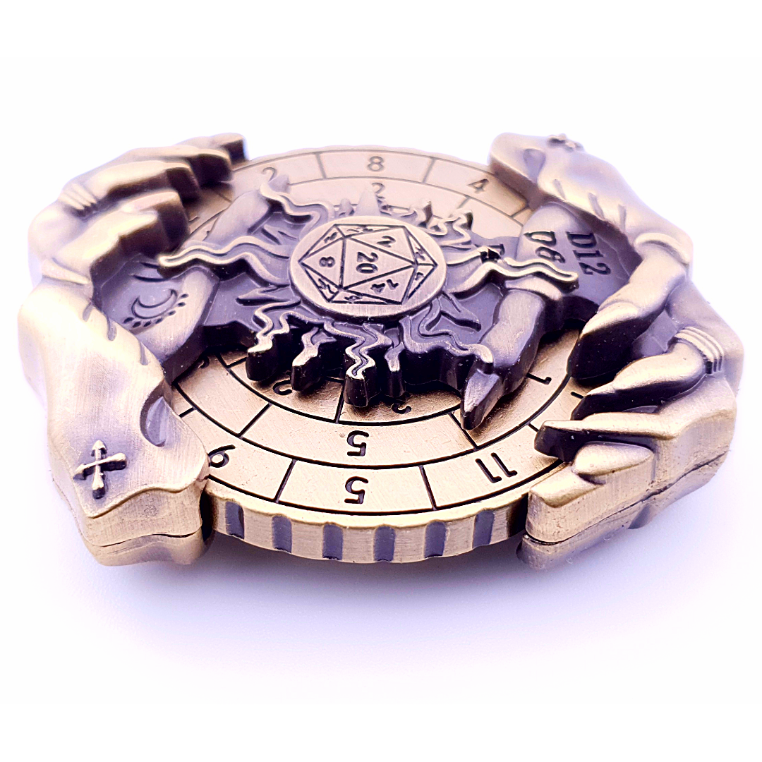 Hands of Fate | Dice Spinner | Bronze