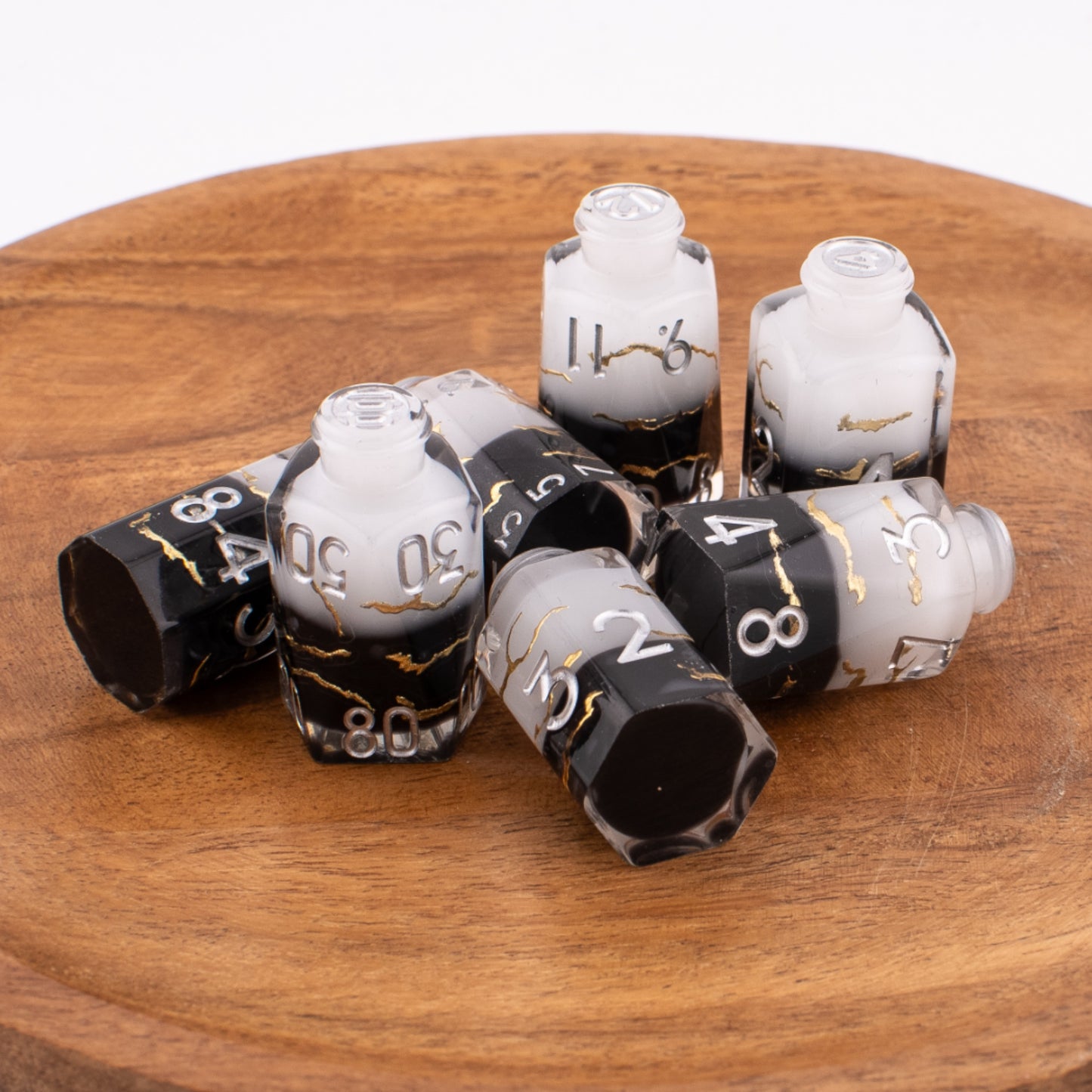 Spirit Elixir | Potion Bottle Resin Dice Set | 7 Piece Set