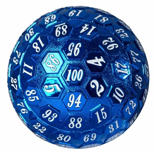 Azure Oracle | Solid Metal Dice | 45MM D100