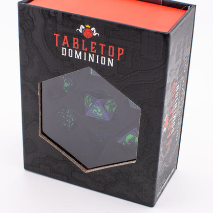 Mystic Elementalist | Solid Metal Dice | 7 Piece Set