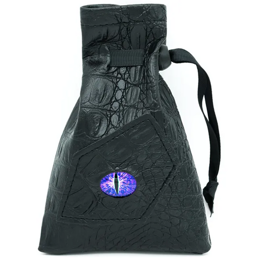 Dragon's Vault | Purple Eye | Vegan Leather Dice Bag