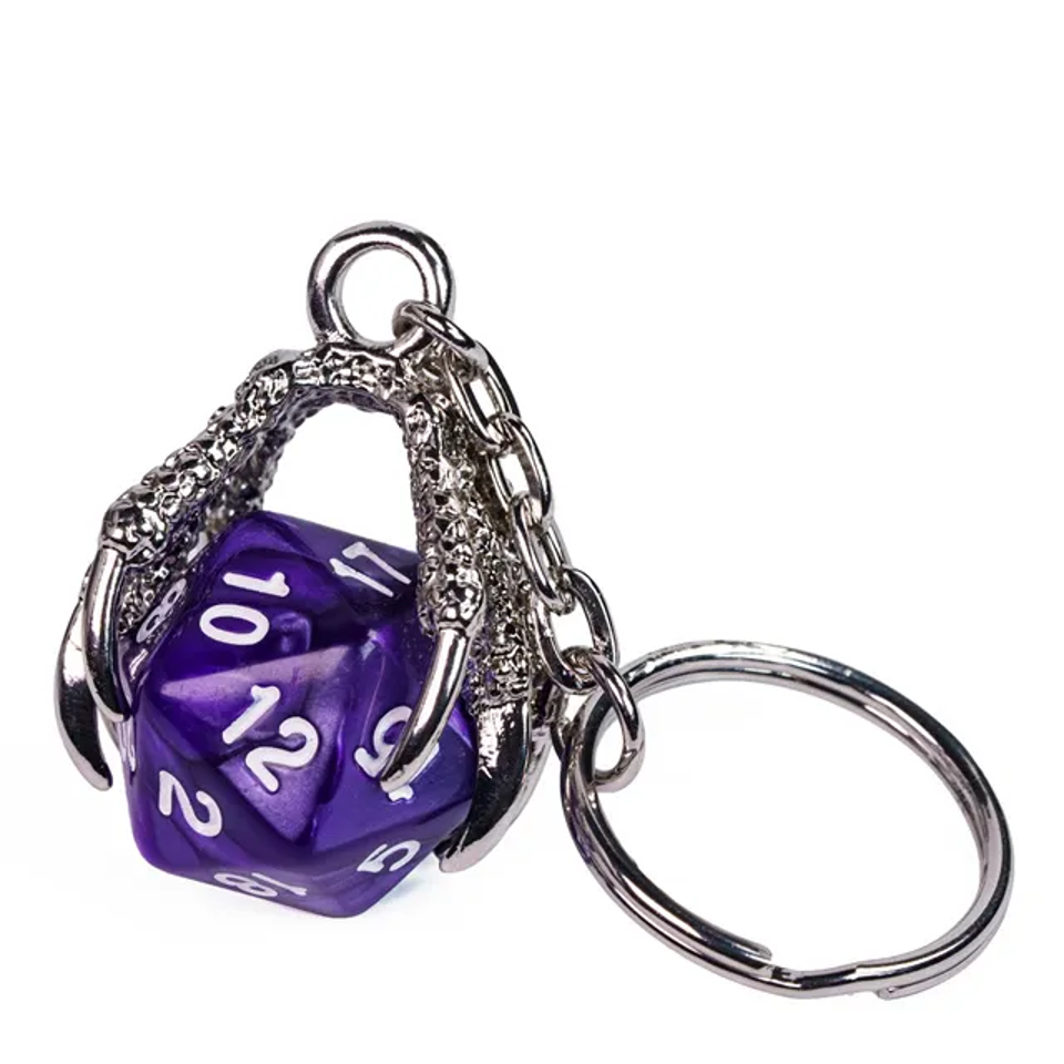 Keyring | Silver Claw | Purple