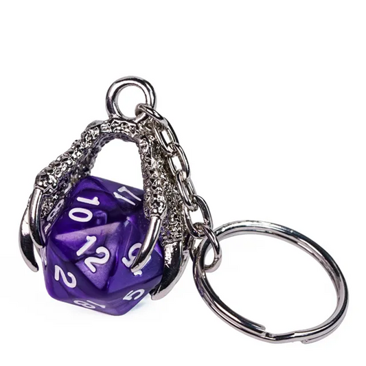 Keyring | Silver Claw | Purple