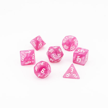 Ethereal Dreamscape | Soft Edge Dice | Acrylic | 7 Piece Set