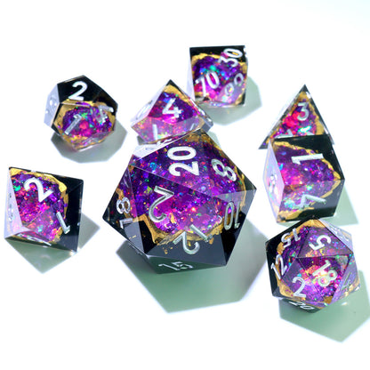 Regal Relic | 50mm D20 | Oversized Geode Dice