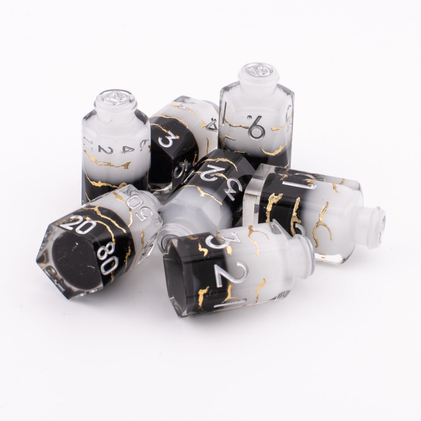 Spirit Elixir | Potion Bottle Resin Dice Set | 7 Piece Set