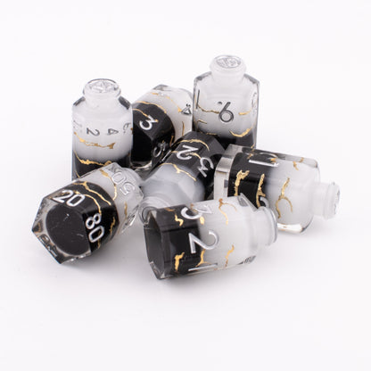 Spirit Elixir | Potion Bottle Resin Dice Set | 7 Piece Set