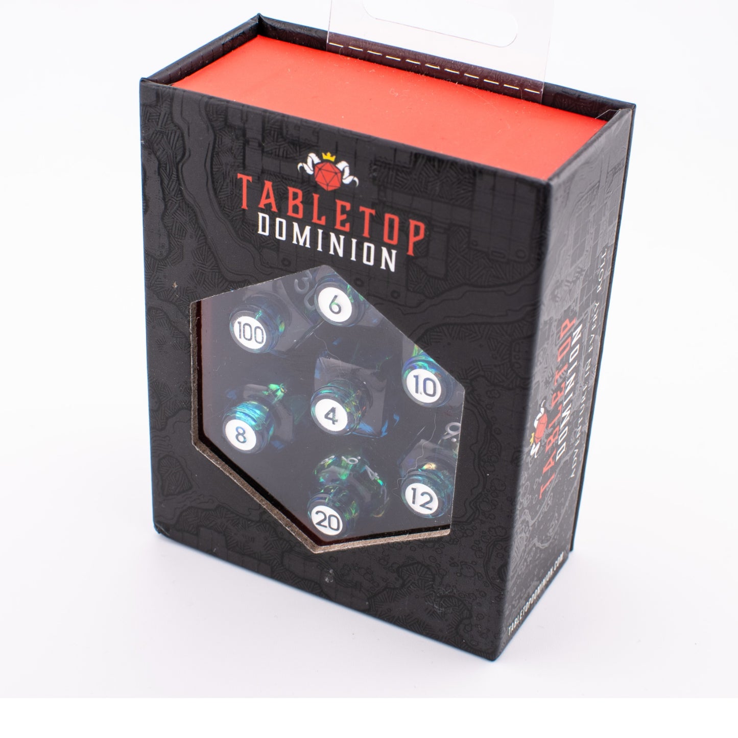Abyssal Alchemist | Potion Bottle Resin Dice Set | Sharp Edge | 7 Piece Set