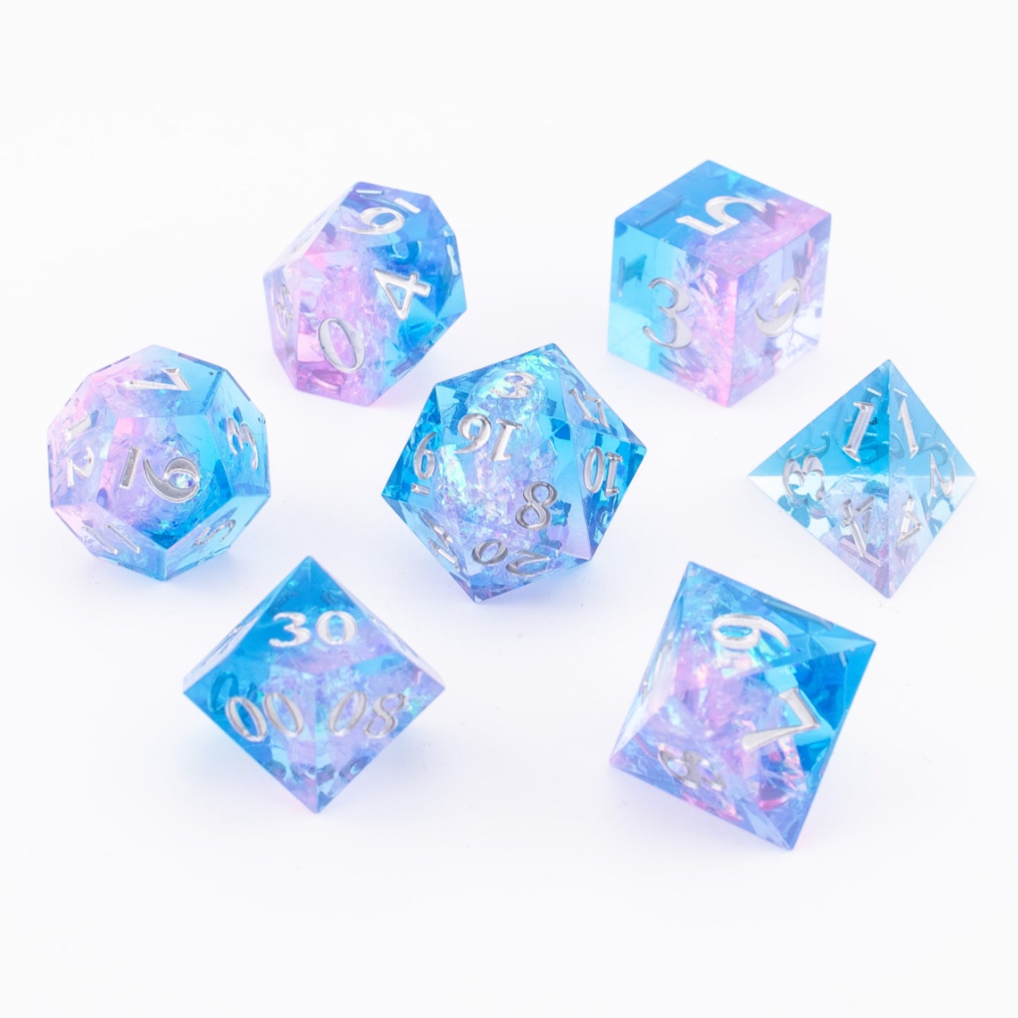 Skyward Dream | Sharp Edge Dice | Resin | 7 Piece Set