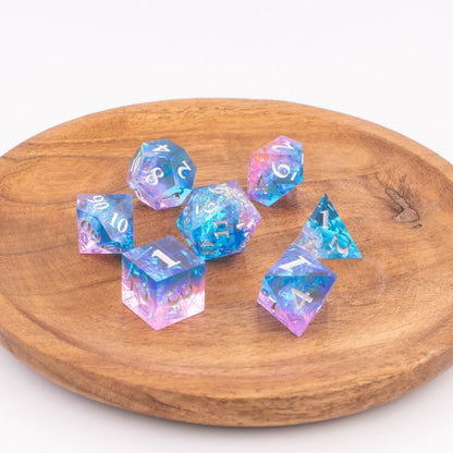 Skyward Dream | Sharp Edge Dice | Resin | 7 Piece Set