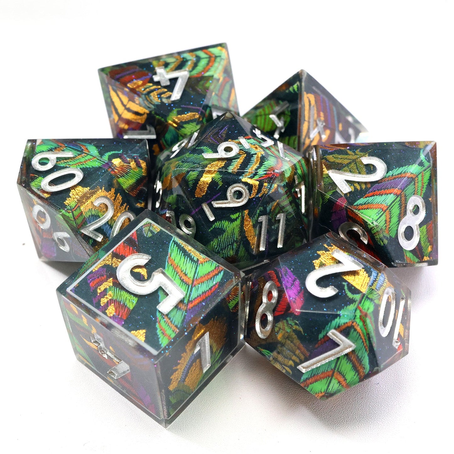 Feyplume | Art Core Dice | 7 Piece Set