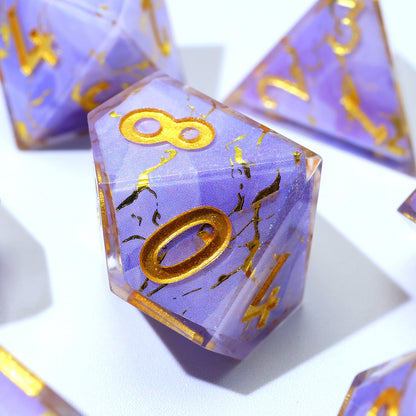 Lunari Whisper | Art Core Dice | 7 Piece Set