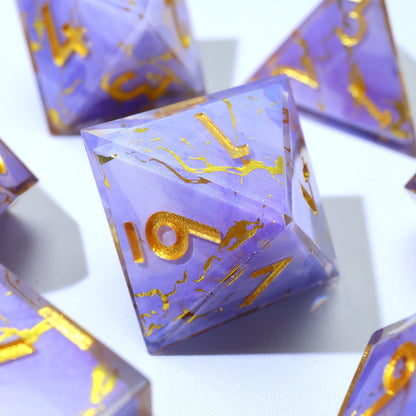 Lunari Whisper | Art Core Dice | 7 Piece Set