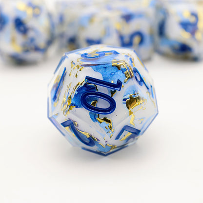 Devine Marble | Art Core Dice | 7 Piece Set
