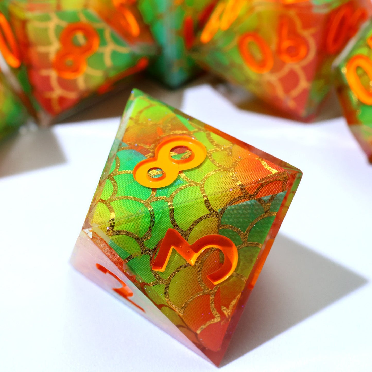 Serpentflare | Art Core Dice | 7 Piece Set