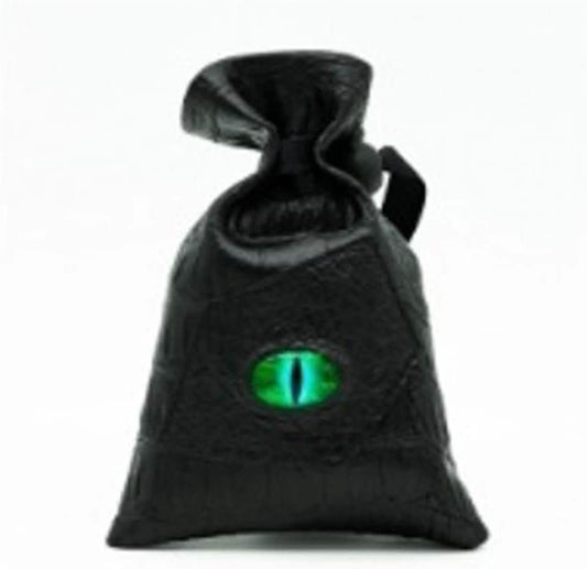 Dragon's Vault | Green Eye | Vegan Leather Dice Bag
