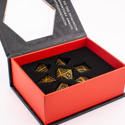 Sovereign Elements | Metal Dice Set | Solid Metal | 7 Piece Set
