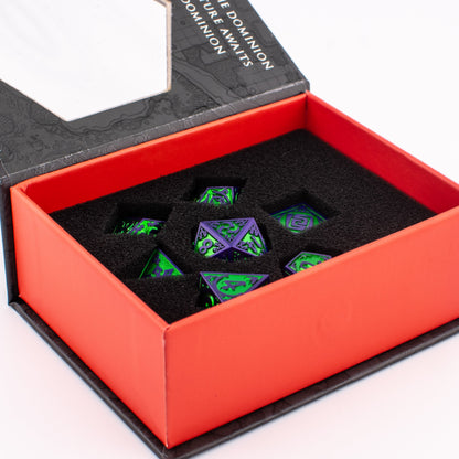 Mystic Elementalist | Solid Metal Dice | 7 Piece Set