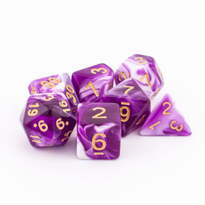 Celestial Whisper | Acrylic Dice Set | 7 Piece Set