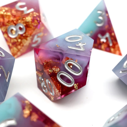 Arcane Fusion | Sharp Edge Dice | 7 Piece Set