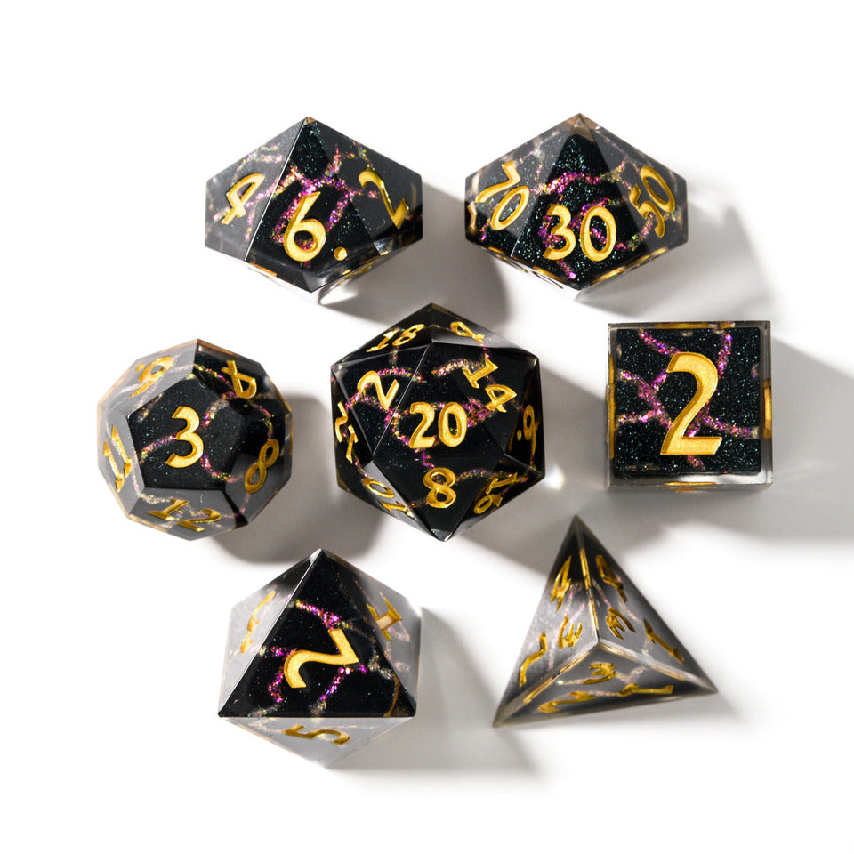 Shifting Sands | Art Core Dice| 7 Piece Set
