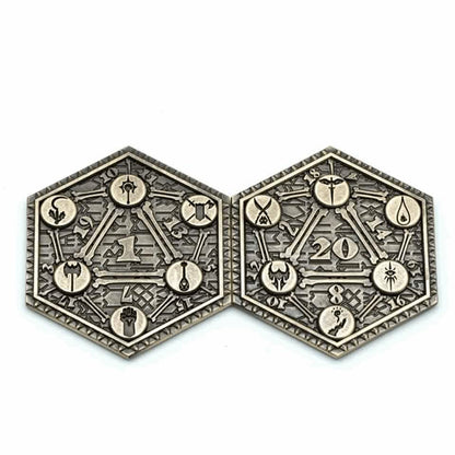 Fortune's Flip | D2 Coin | Solid Metal | Bronze