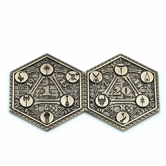 Fortune's Flip | D2 Coin | Solid Metal | Bronze