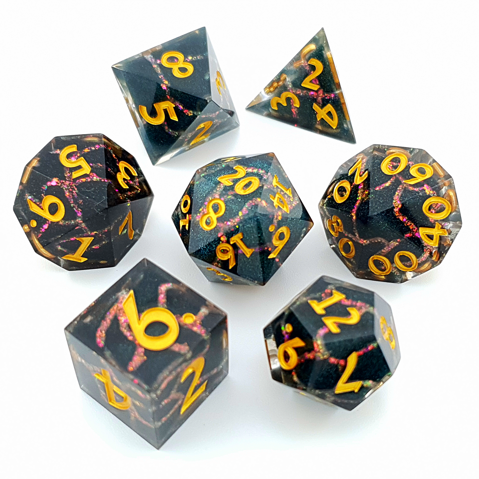 Nebulous Fracture | Art Core Dice | 7 Piece Set
