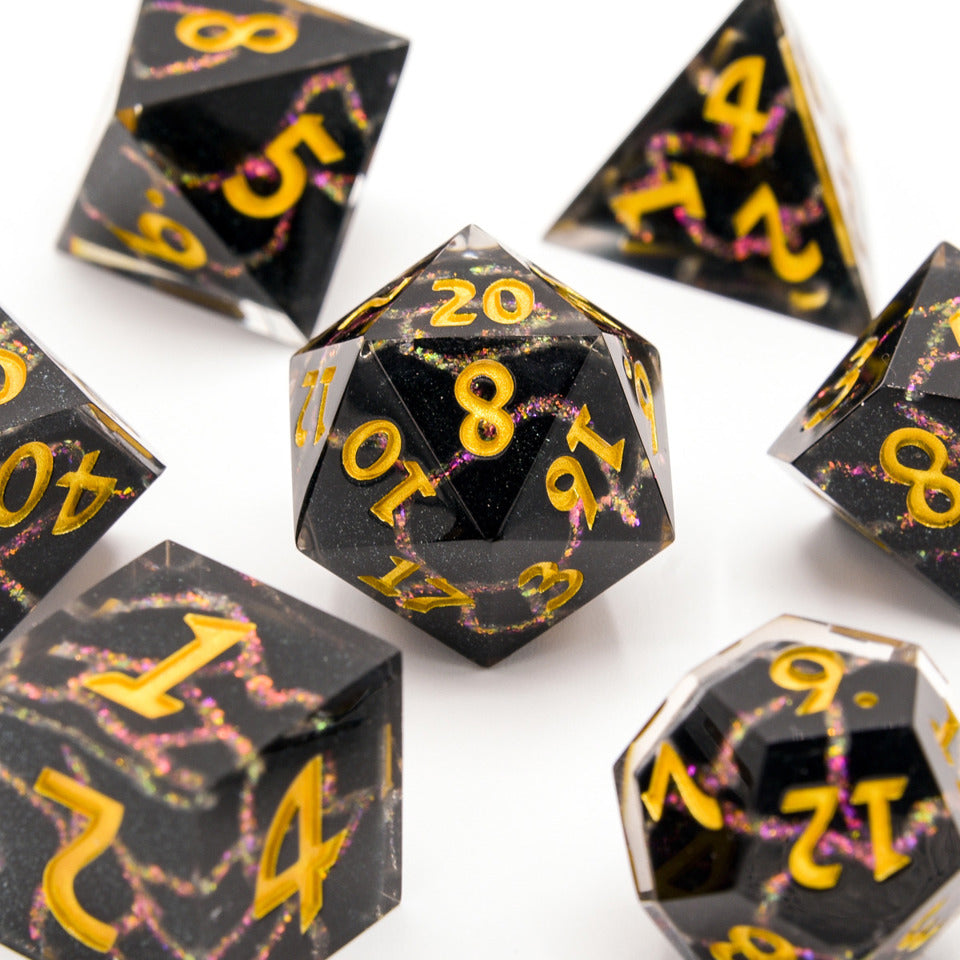 Shifting Sands | Art Core Dice| 7 Piece Set