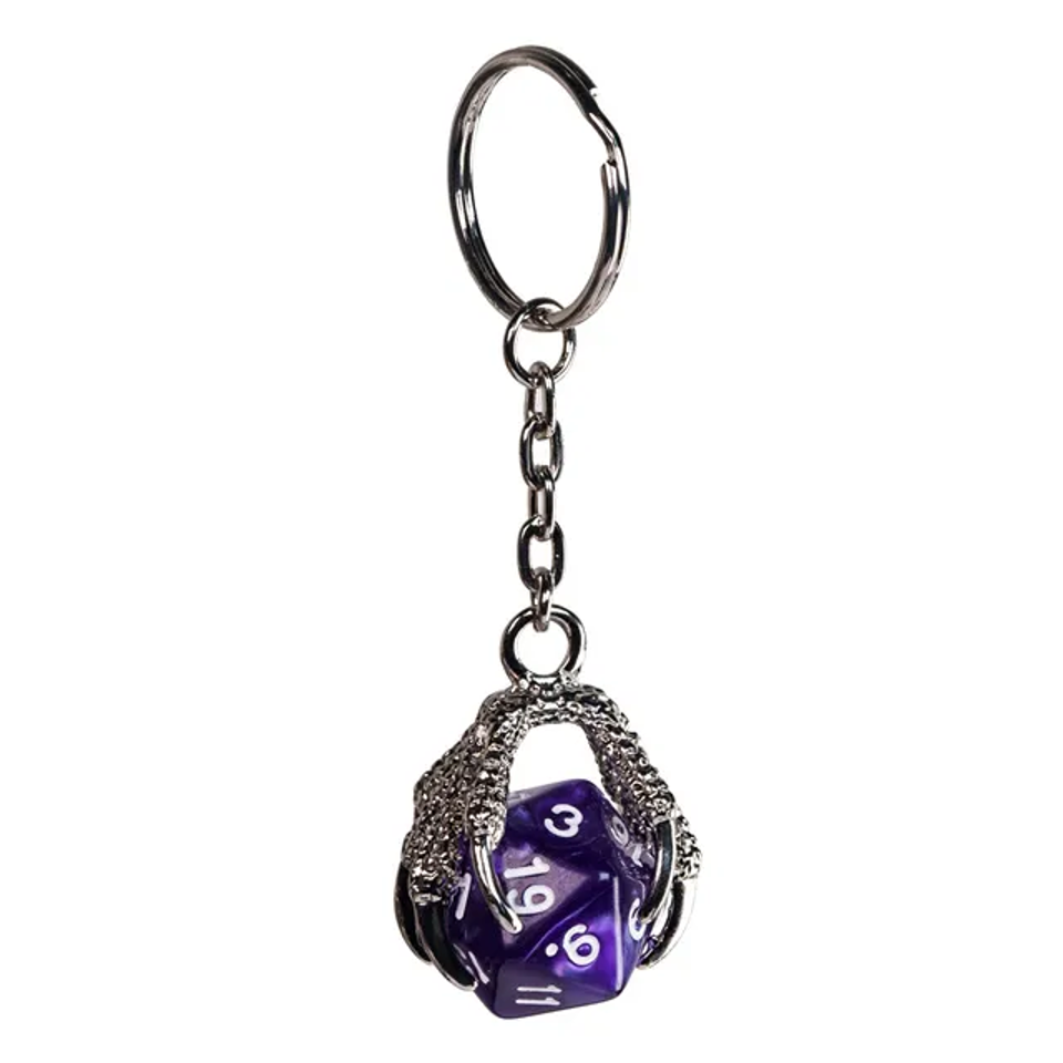 Keyring | Silver Claw | Purple