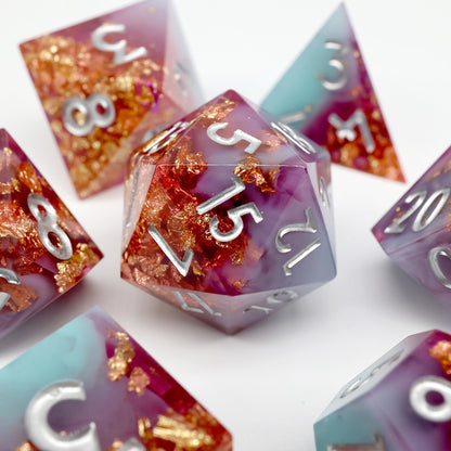 Arcane Fusion | Sharp Edge Dice | 7 Piece Set