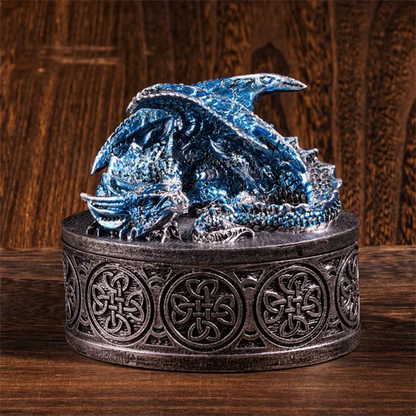 Guardian's Keep | Cast Resin Dice Box | Blue