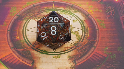 Midnight Riches | 50mm D20 | Oversized Liquid Core