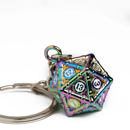 Keyring | Rainbow Metal | Raised Edges