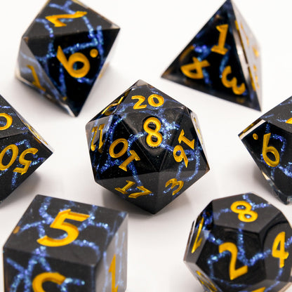 Cosmic Fracture | Art Core Dice| 7 Piece Set