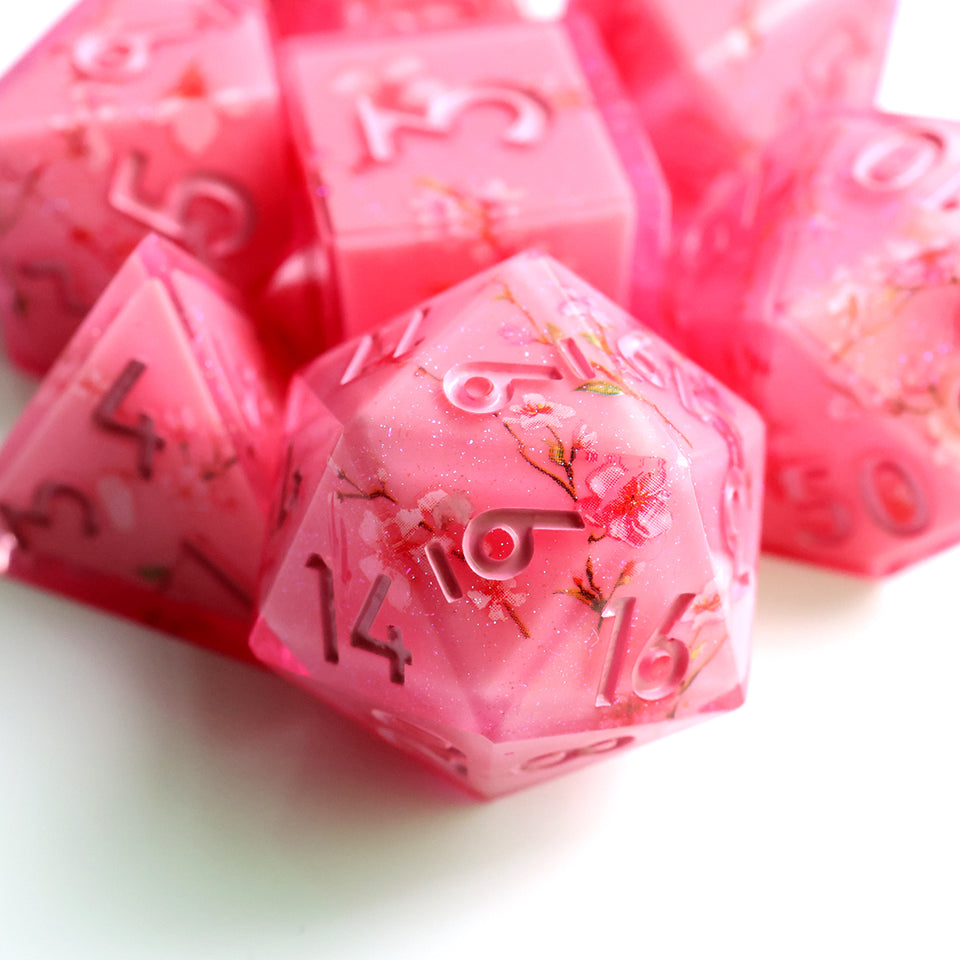 Candied Blossom | Art Core Dice| 7 Piece Set