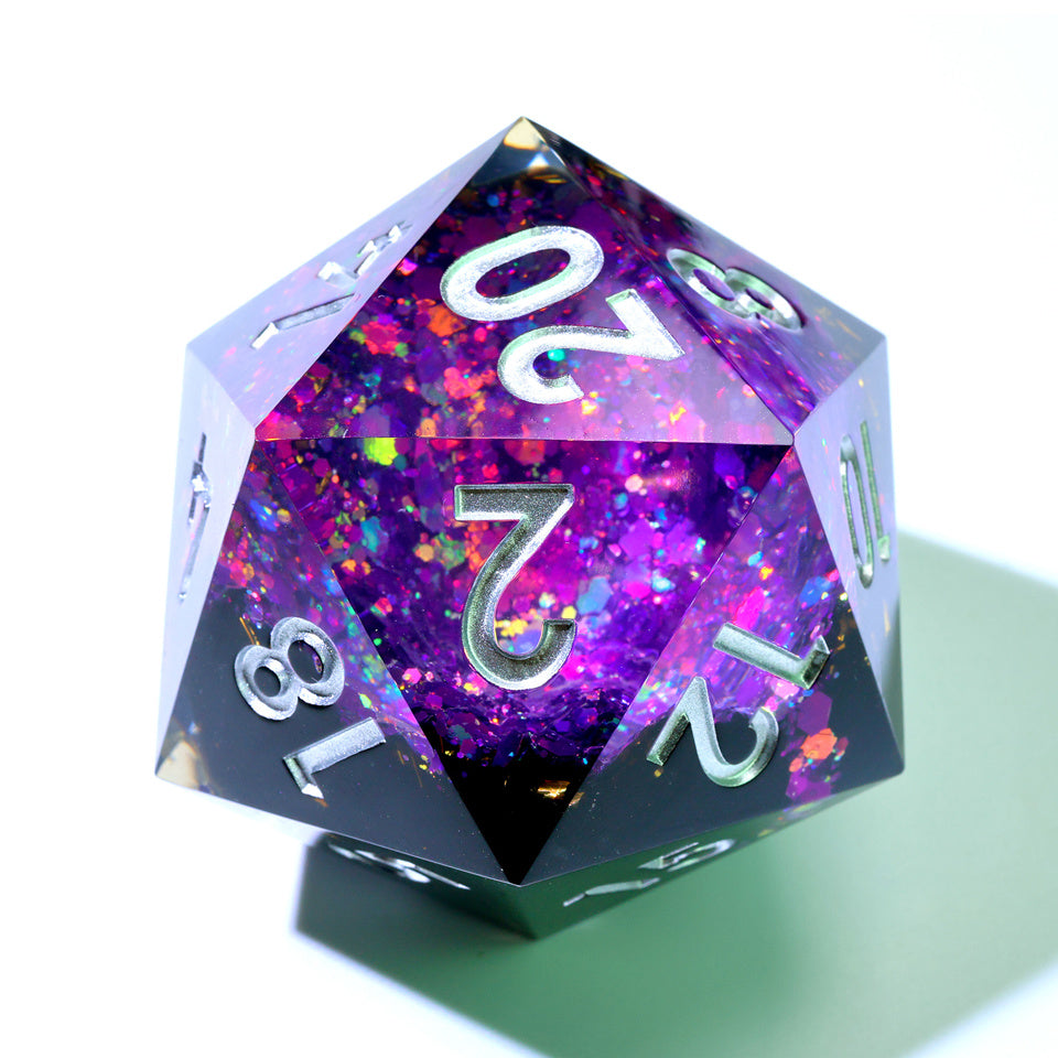 Regal Relic | 33mm D20 | Oversized Geode Dice